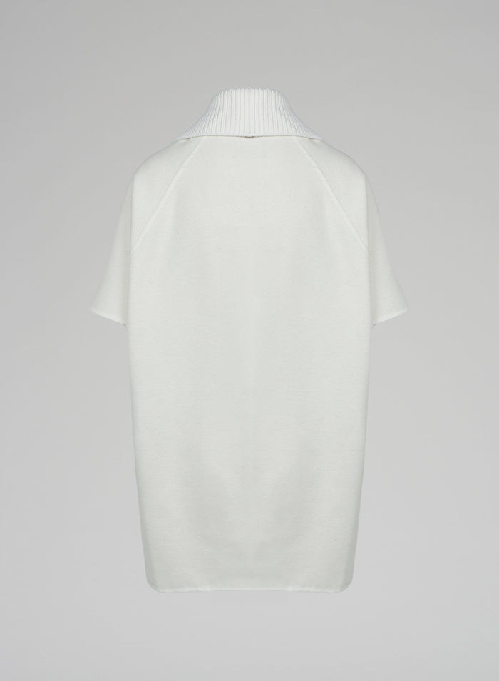 Lorena Antoniazzi GILET IN LANA E ANGORA In Linea