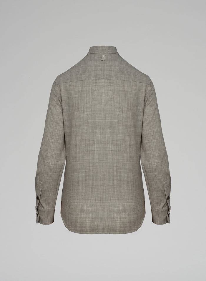 Lorena Antoniazzi CAMICIA IN LANA STRETCH Negozi Online