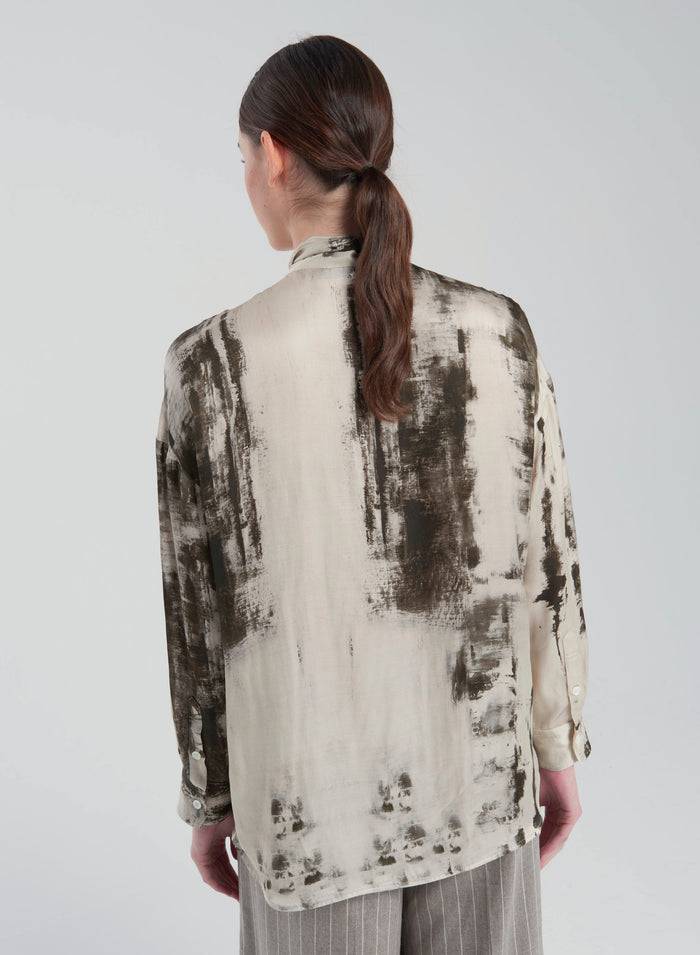 Lorena Antoniazzi CAMICIA IN VISCOSA STAMPATA Promozione Limitata