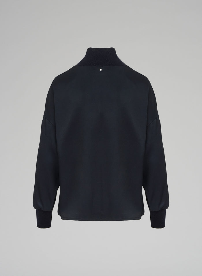 Lorena Antoniazzi BLUSA IN TWILL DI SETA Prezzo Ridotto