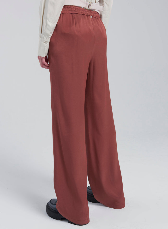 Lorena Antoniazzi PANTALONI IN TWILL DI SETA Outlet