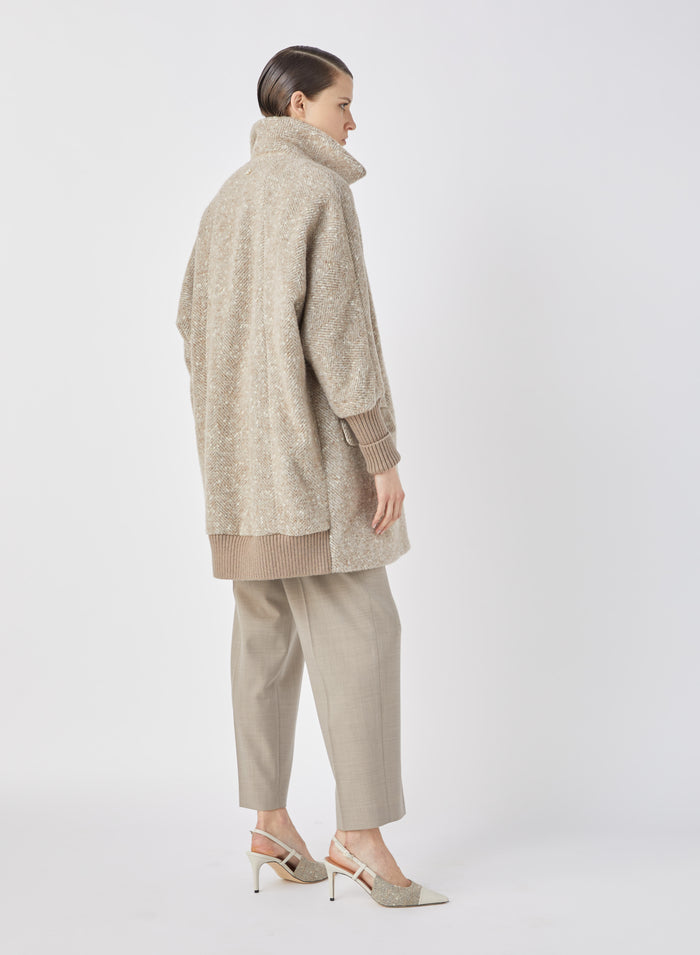 Lorena Antoniazzi PANTALONE IN TELA MELANGE STRETCH Hotsell