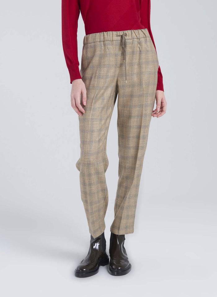 Lorena Antoniazzi JOGGERS IN IN LANA E VISCOSA Vendita Economica