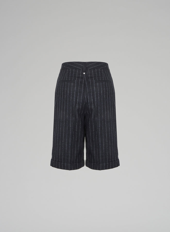 Lorena Antoniazzi BERMUDA IN ALPACA E LANA Moda