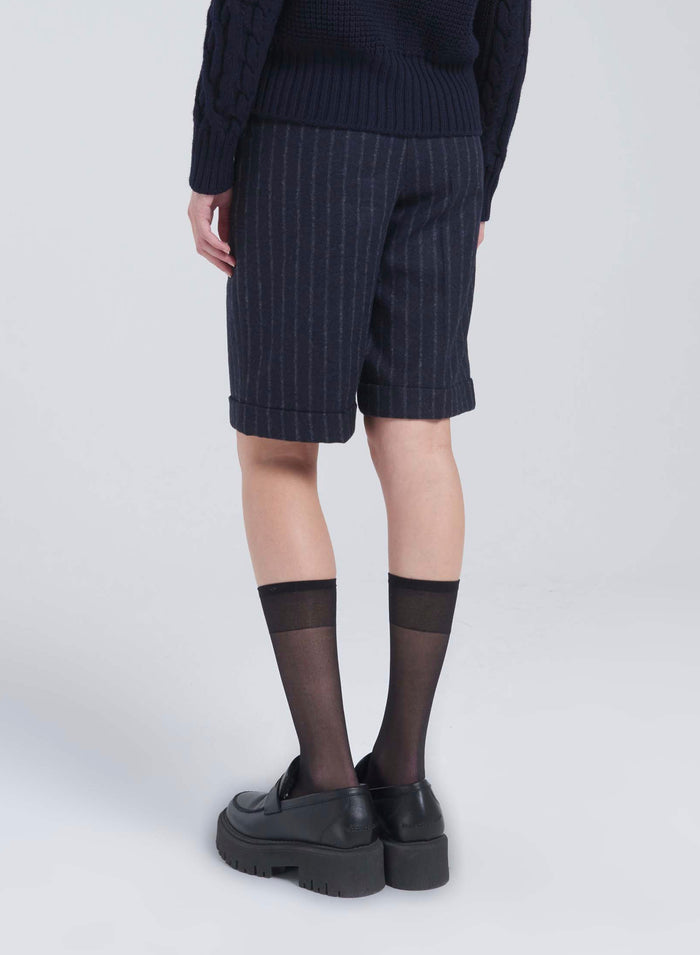 Lorena Antoniazzi BERMUDA IN ALPACA E LANA Moda