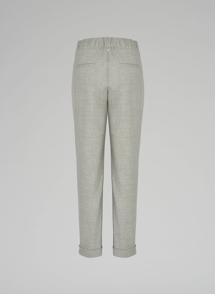 Lorena Antoniazzi JOGGERS IN FLANELLA Grande vendita