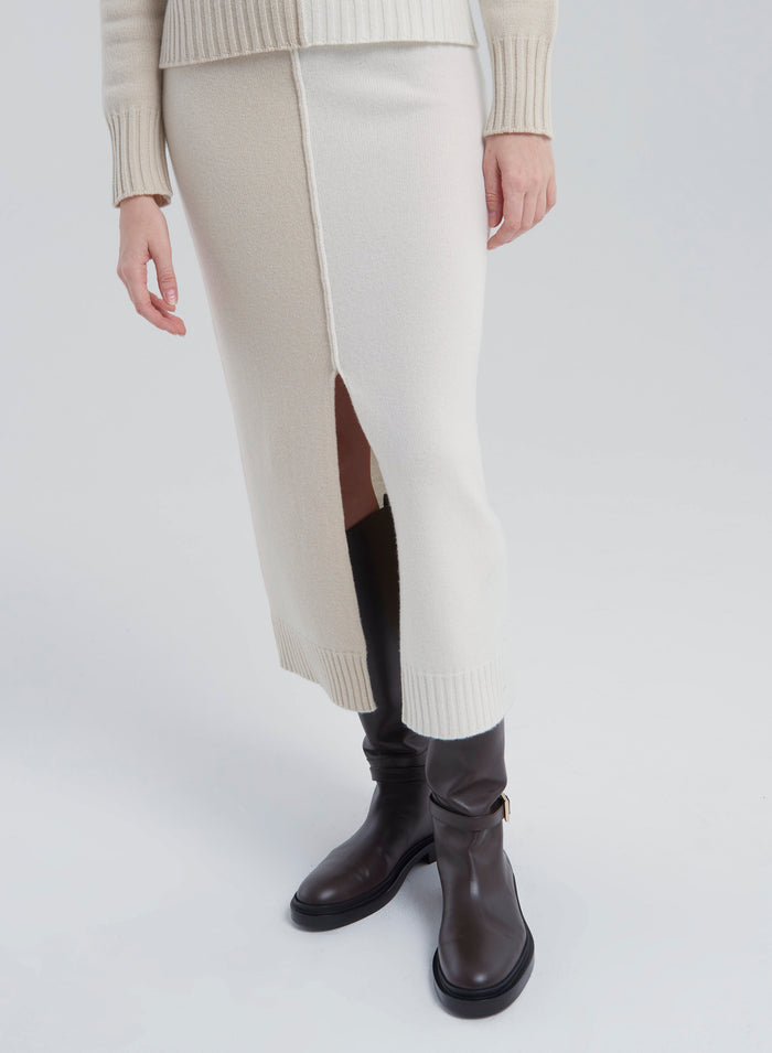 Lorena Antoniazzi GONNA MIDI IN MAGLIA Offerta Pasqua