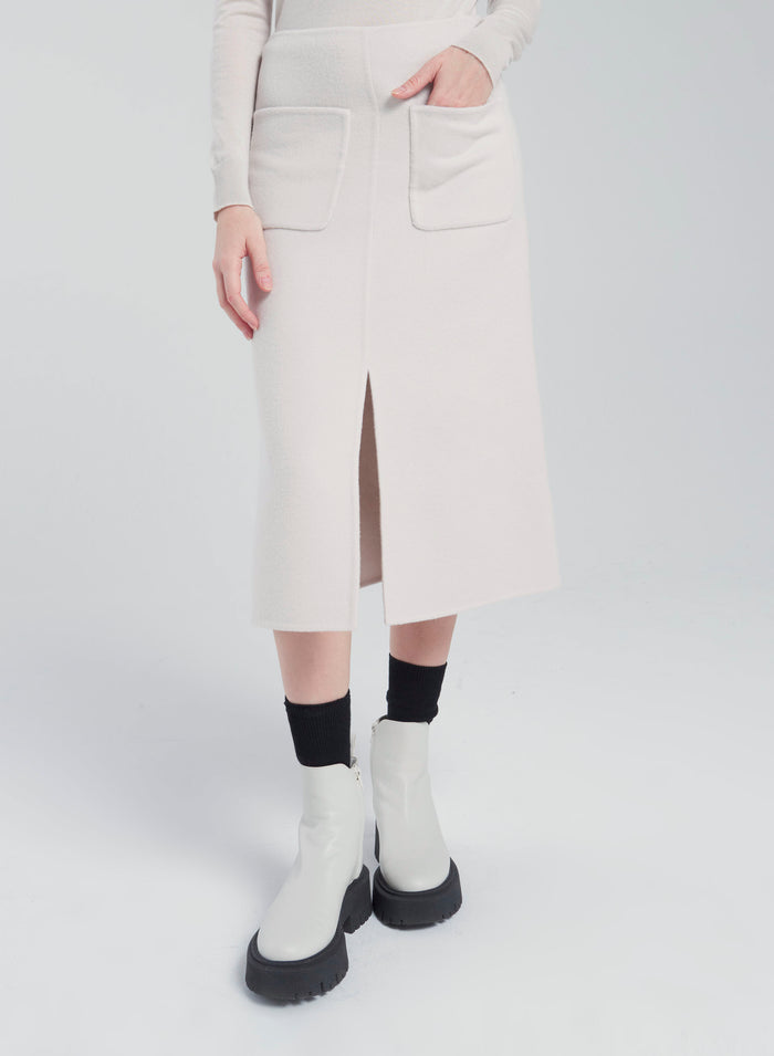 Lorena Antoniazzi GONNA MIDI IN LANA E ANGORA