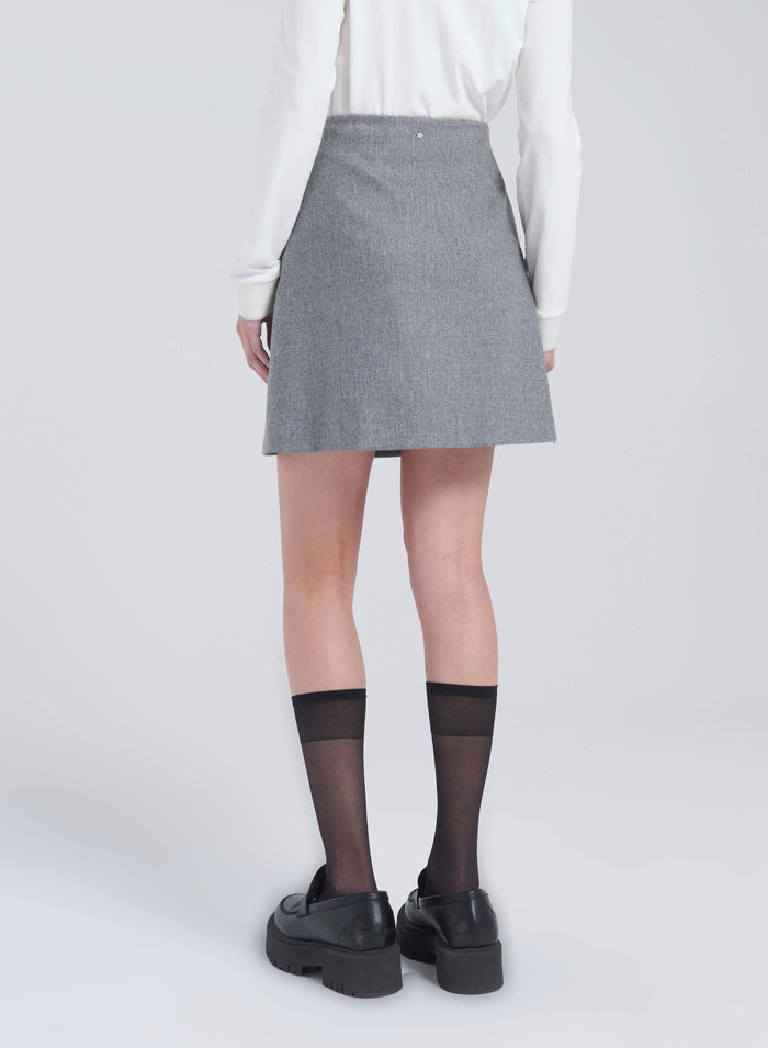 Lorena Antoniazzi MINI GONNA IN LANA Offerta migliore