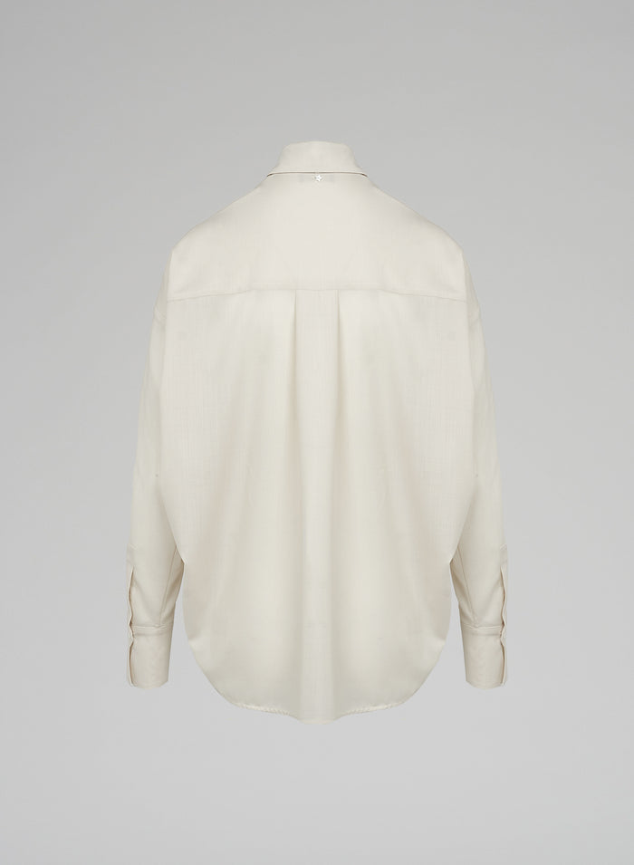 Lorena Antoniazzi CAMICIA IN LANA Offerte speciali