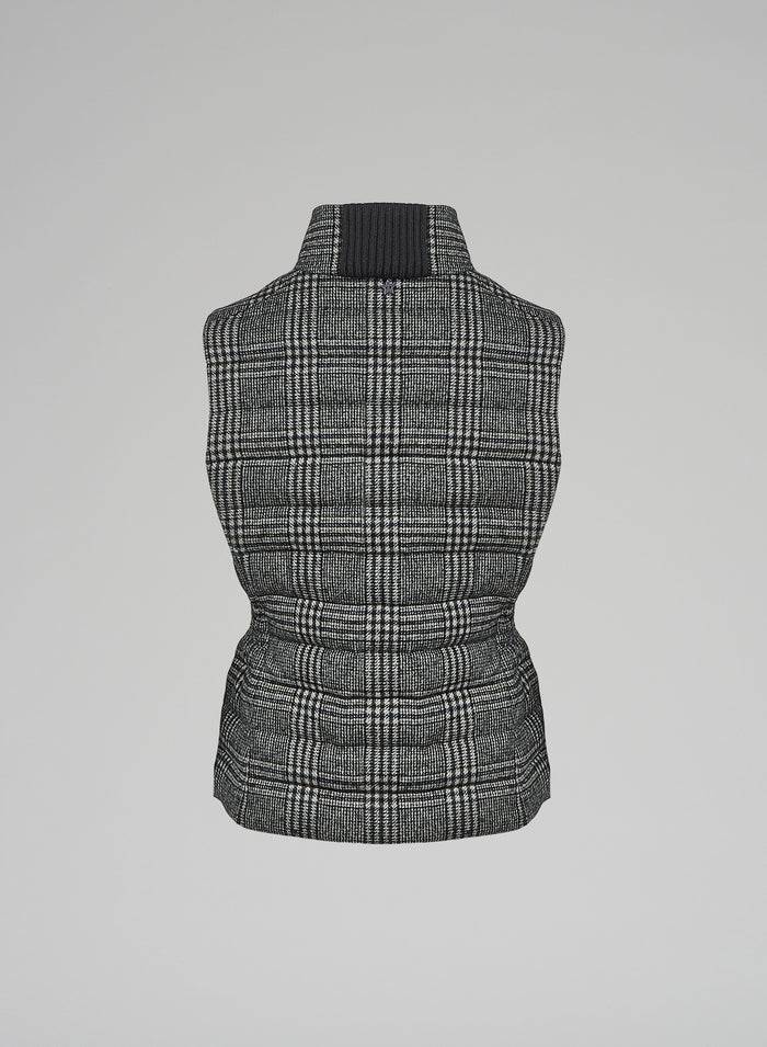 Lorena Antoniazzi GILET IMBOTTITO IN LANA E ALPACA Promozione temporanea