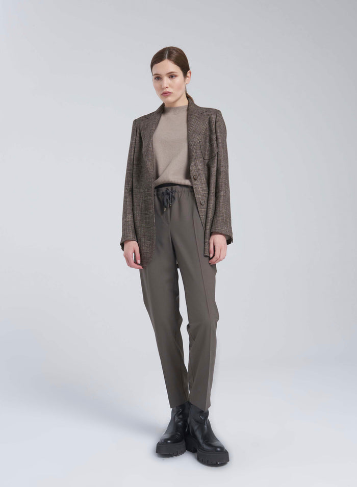 Lorena Antoniazzi GIACCA IN LANA E VISCOSA Enormi sconti