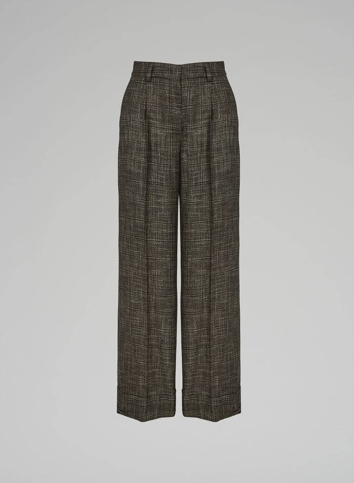 Lorena Antoniazzi PANTALONI IN LANA E VISCOSA