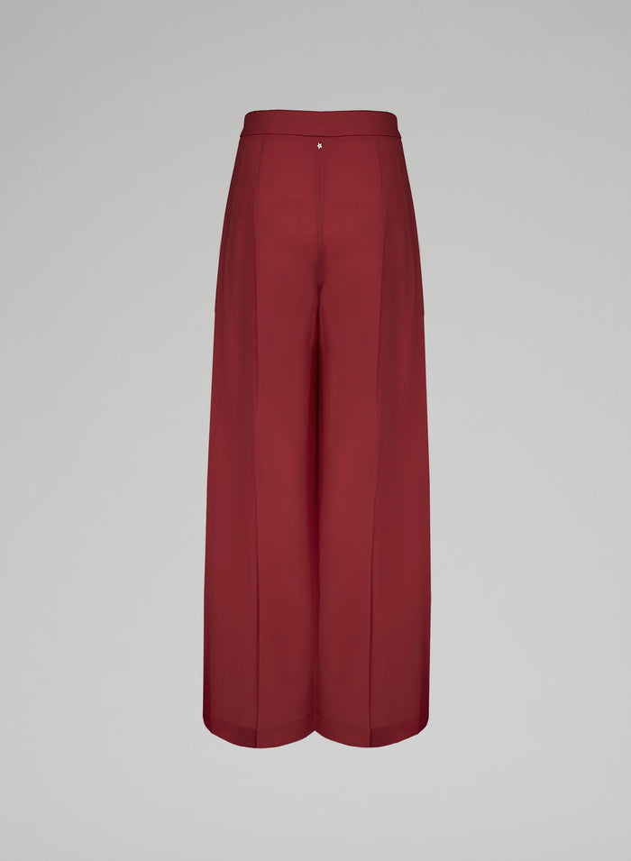 Lorena Antoniazzi PANTALONI PALAZZO IN LANA STRETCH Officina