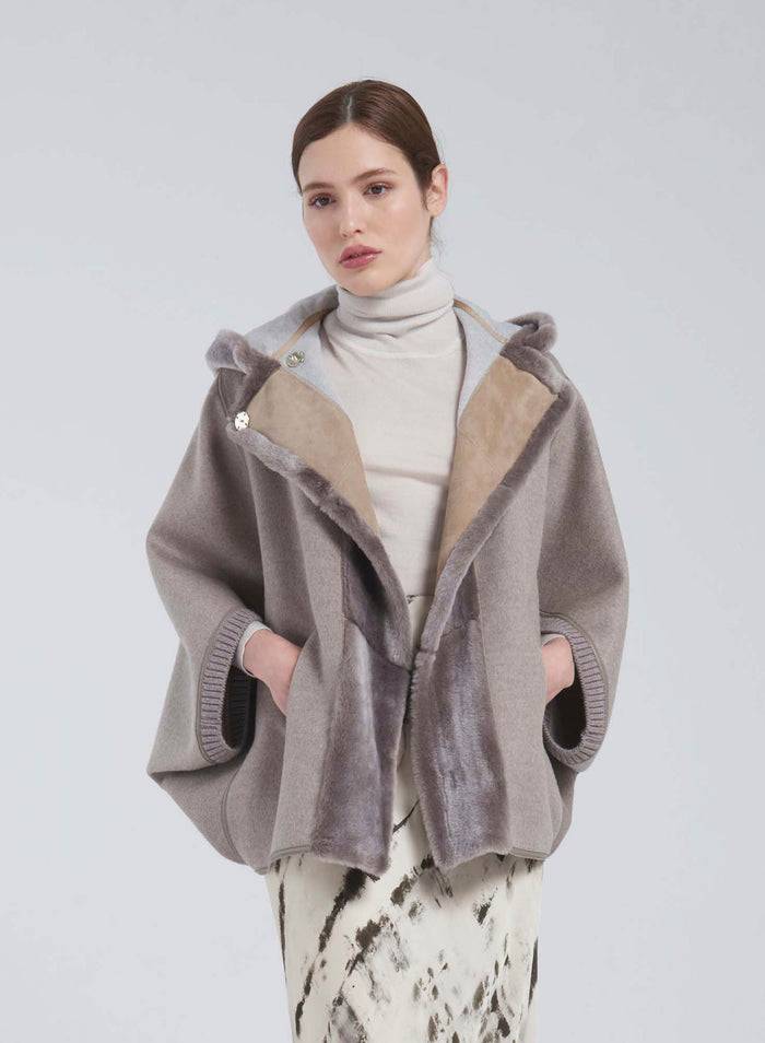 Lorena Antoniazzi CAPPOTTO IN MONTONE Saldi