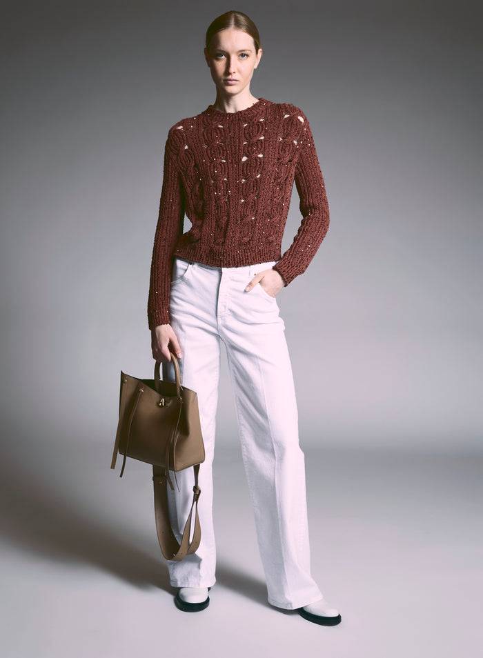 Lorena Antoniazzi PANTALONI IN DENIM STRETCH Sconto di tempo limitato