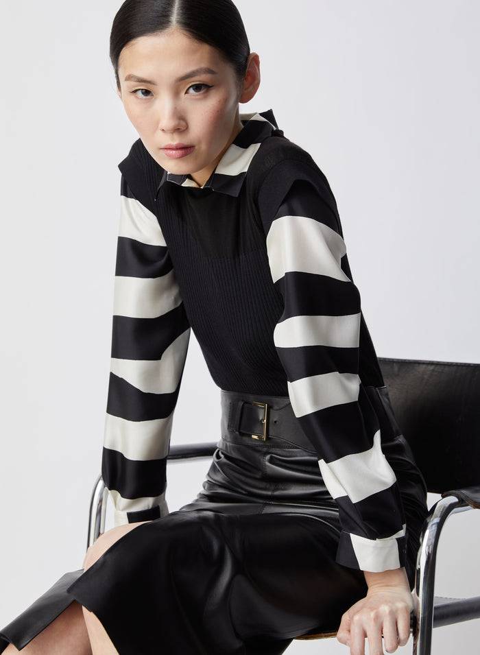 Lorena Antoniazzi BLUSA IN SETA Offerta Giorno del Papà