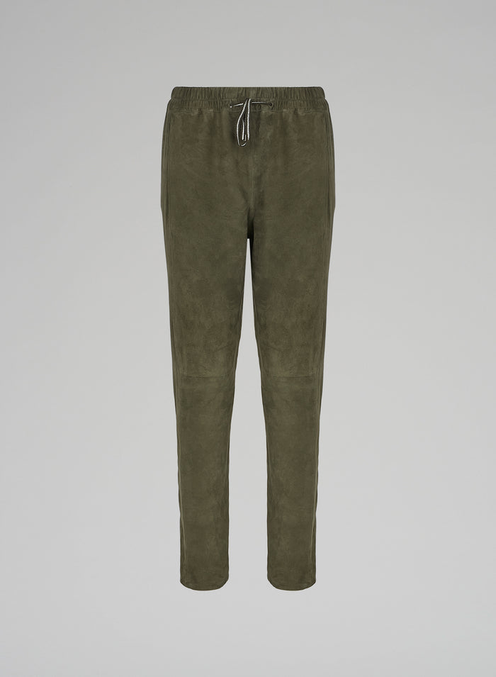 Lorena Antoniazzi JOGGERS IN SUEDE