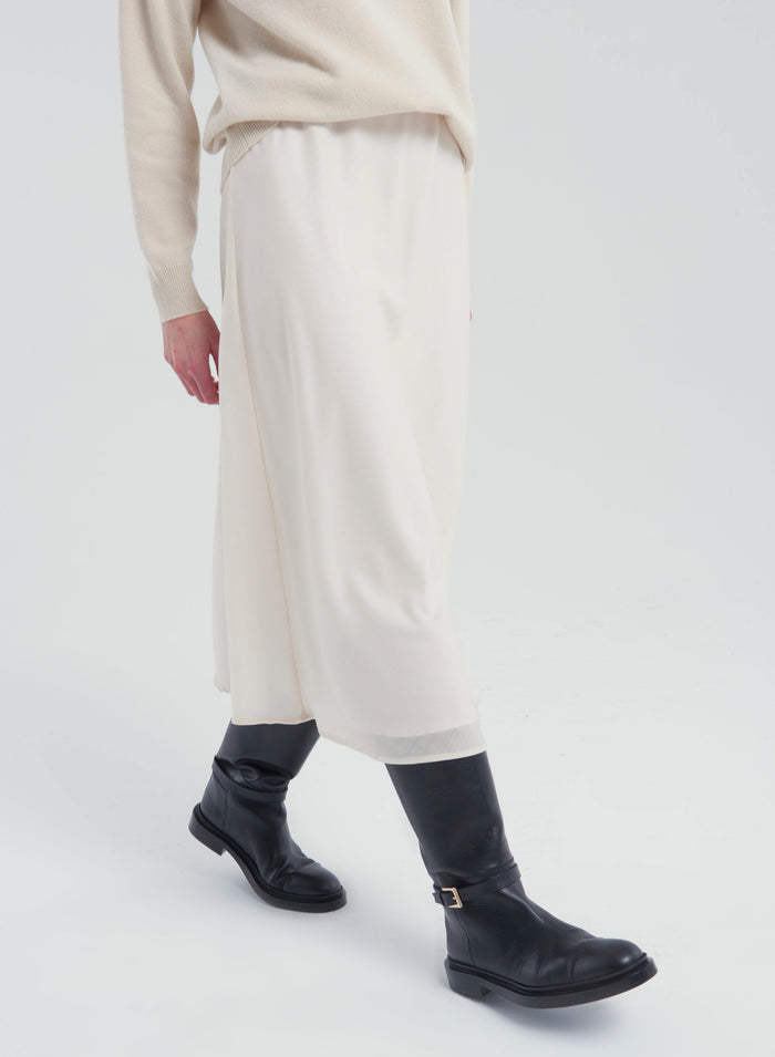 Lorena Antoniazzi GONNA MIDI IN LANA LEGGERA Sconti VIP