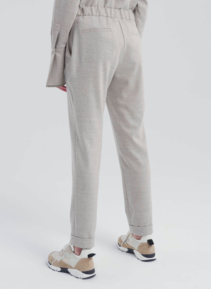 Lorena Antoniazzi JOGGERS IN FLANELLA Latest stili