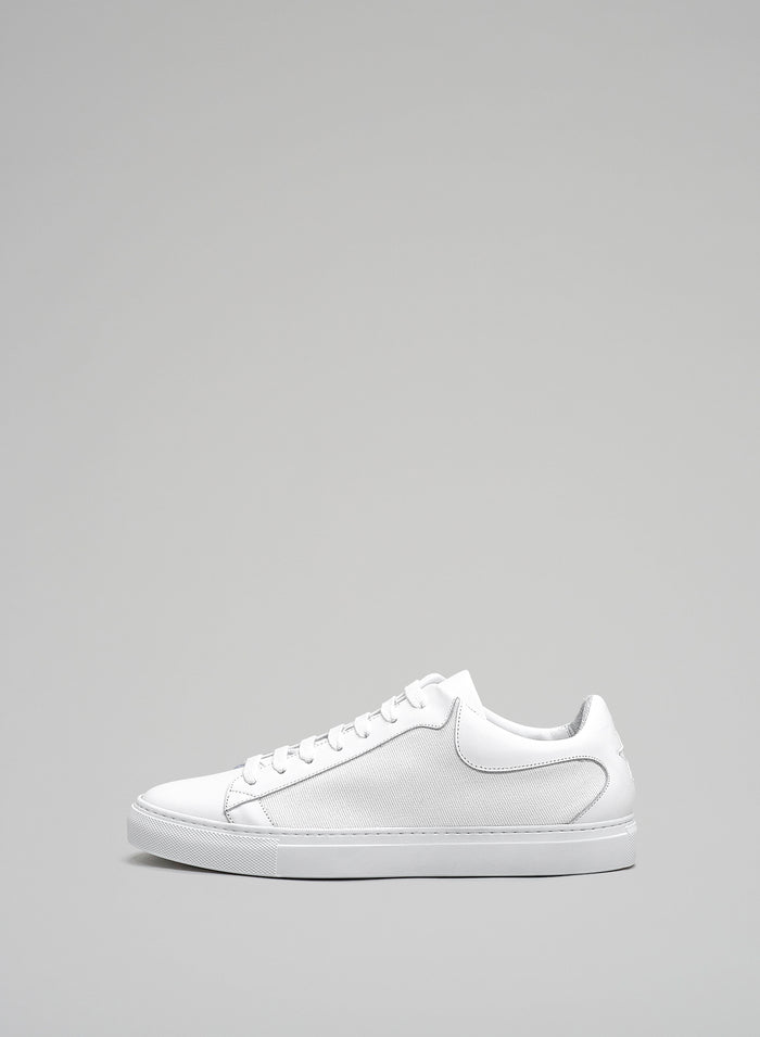 Lorena Antoniazzi SNEAKERS IN PELLE E COTONE Offerta