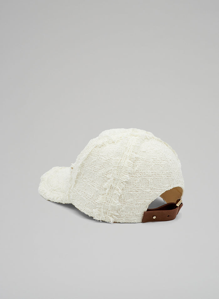 Lorena Antoniazzi BASEBALL CAP BOUCLÈ Saldi