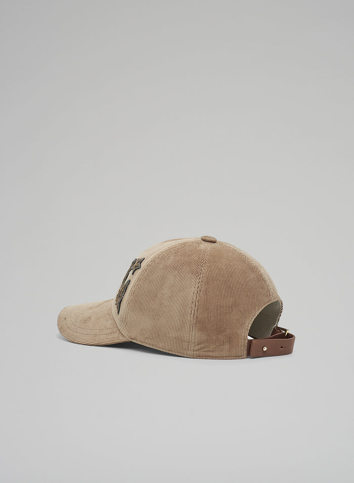 Lorena Antoniazzi BASEBALL CAP IN VELLUTO Nuova