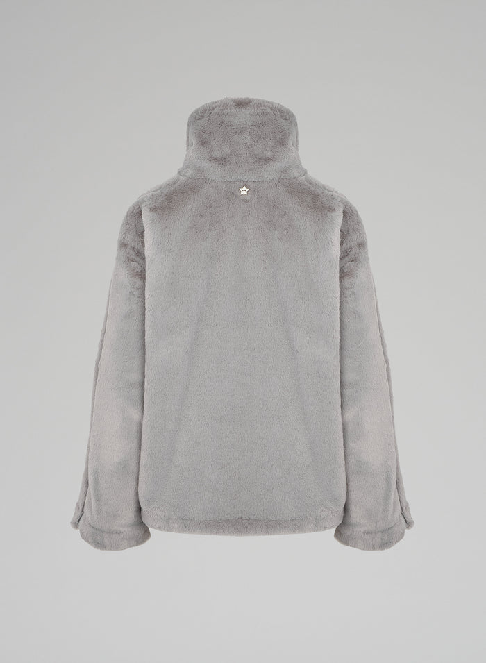 Lorena Antoniazzi CAPPOTTO IN ECOPELLICCIA Negozio online di fabbrica