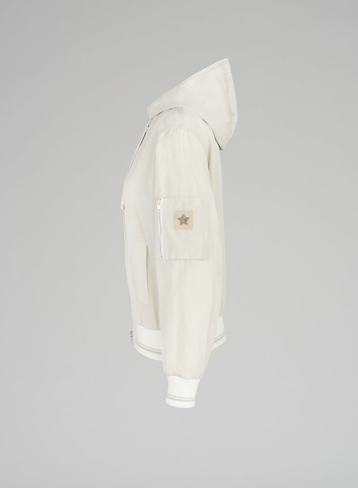 Lorena Antoniazzi K-WAY IN NYLON Grande vendita