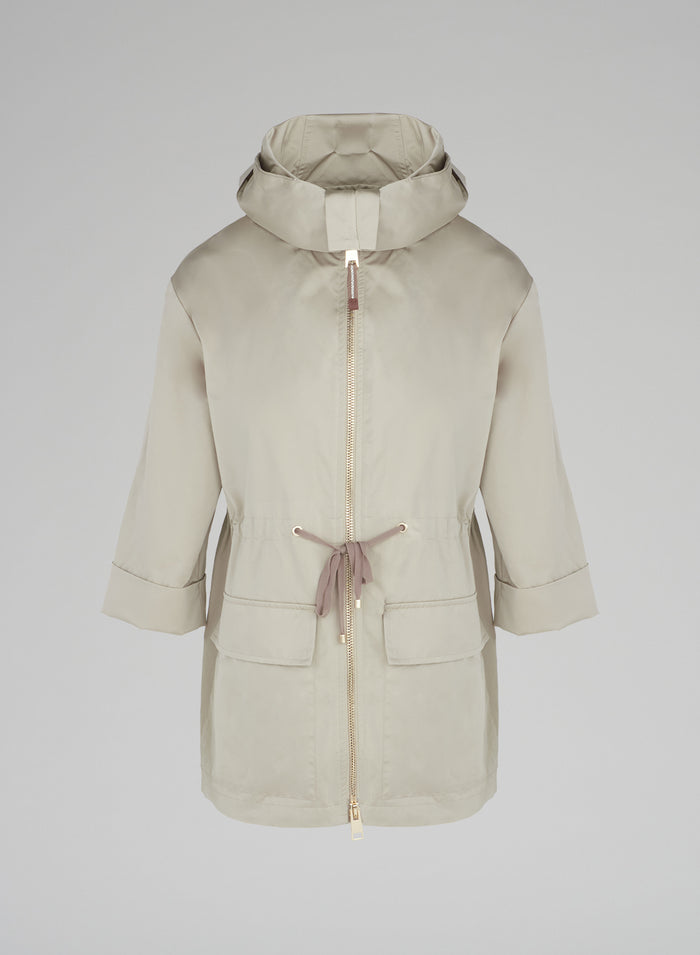 Lorena Antoniazzi PARKA IN NYLON CON CAPPUCCIO