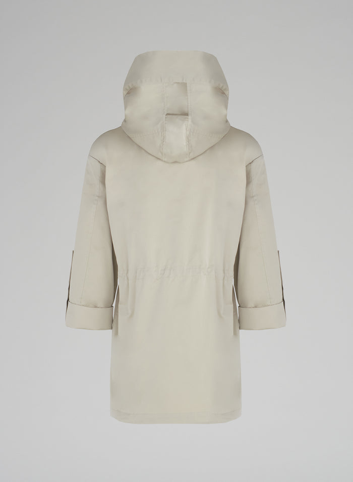 Lorena Antoniazzi PARKA IN NYLON CON CAPPUCCIO Shopping online