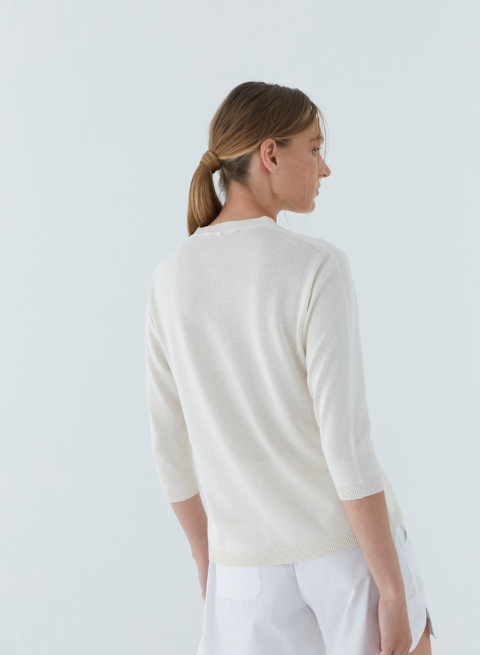 Lorena Antoniazzi MAGLIA CON ZIP Offerta per la Festa della Mamma