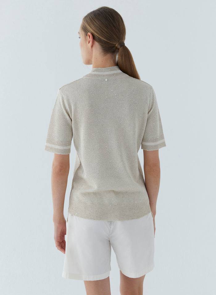 Lorena Antoniazzi TOP IN MAGLIA Ritorno libero