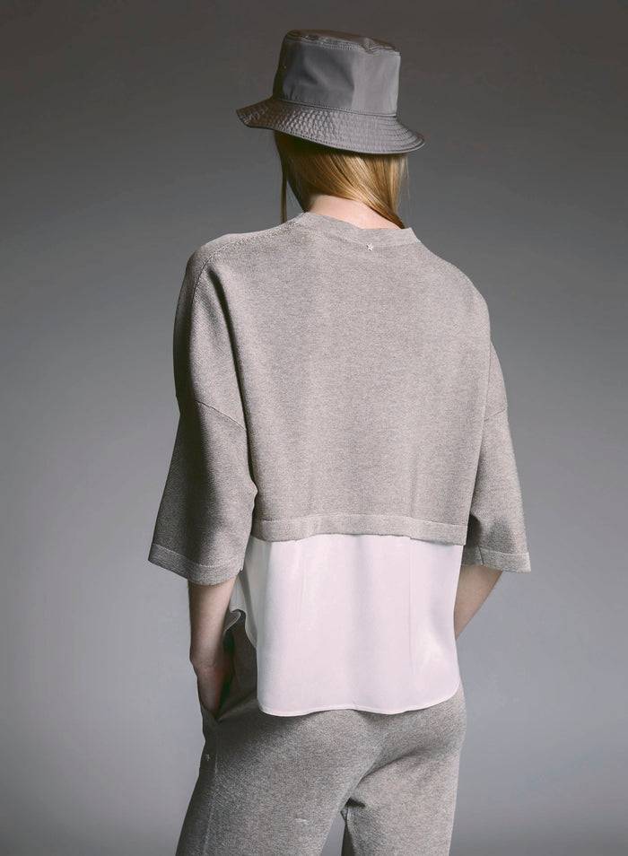 Lorena Antoniazzi MAGLIA CON CAMICIA Ultimo giorno