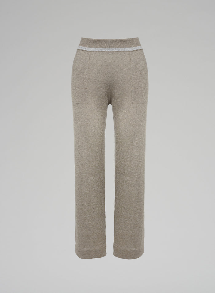 Lorena Antoniazzi PANTALONI IN MAGLIA