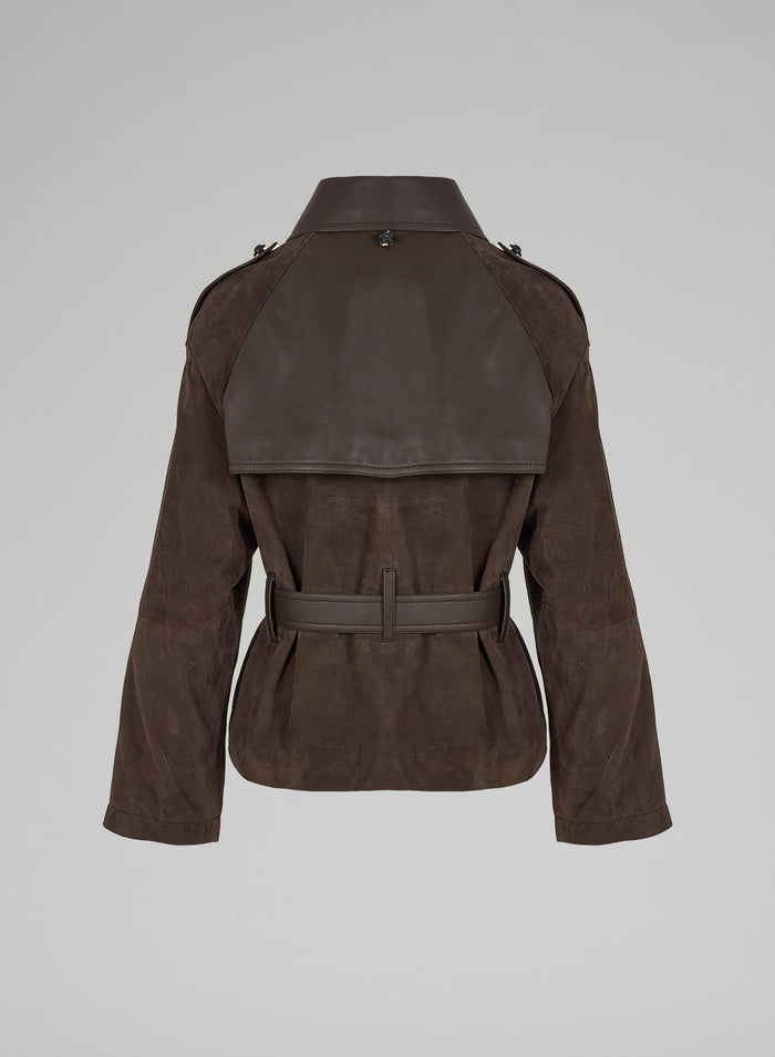 Lorena Antoniazzi GIACCA IN CAMOSCIO Enormi sconti