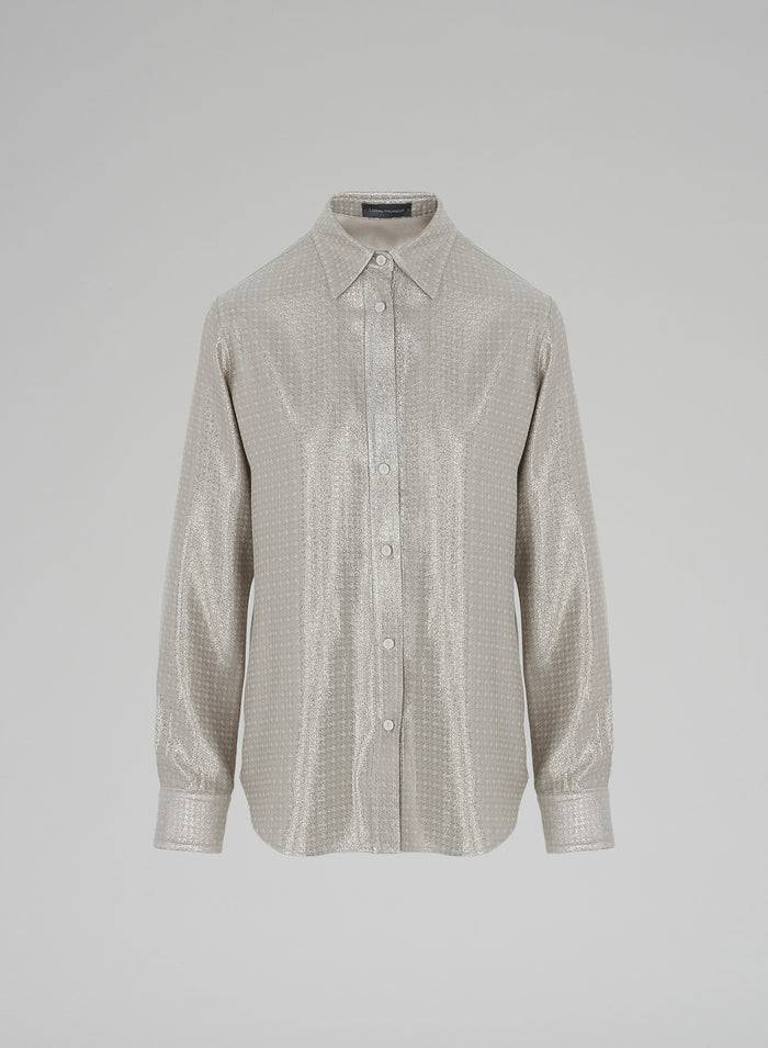 Lorena Antoniazzi CAMICIA IN LUREX