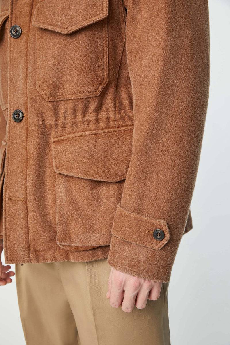 Lubiam Field jacket tinto capo marrone bruciato Field jacket tinto capo marrone bruciato Negozi Online