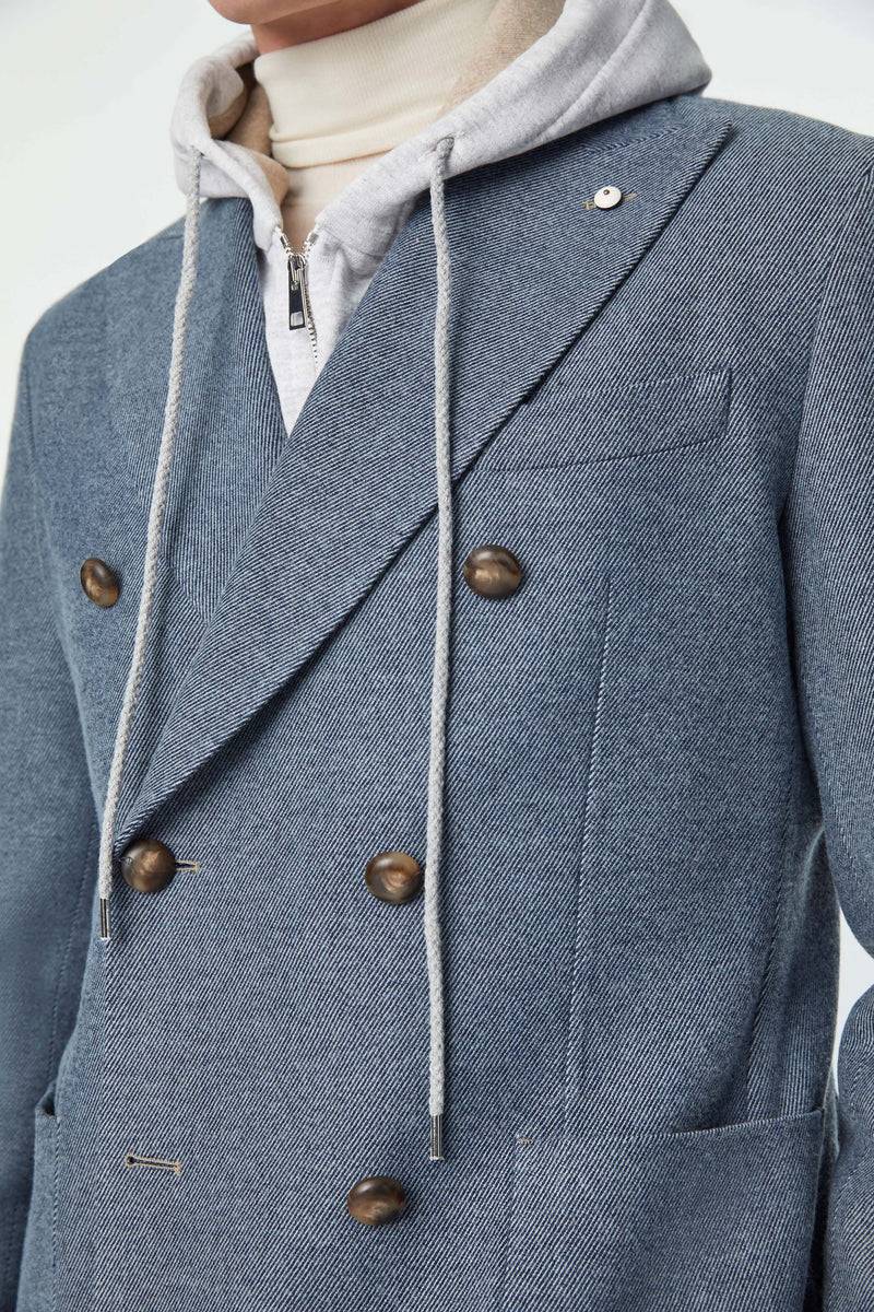 Lubiam Giacca TOM blu denim Sartorial Indigo Giacca TOM blu denim Sartorial Indigo Offerta Anniversario