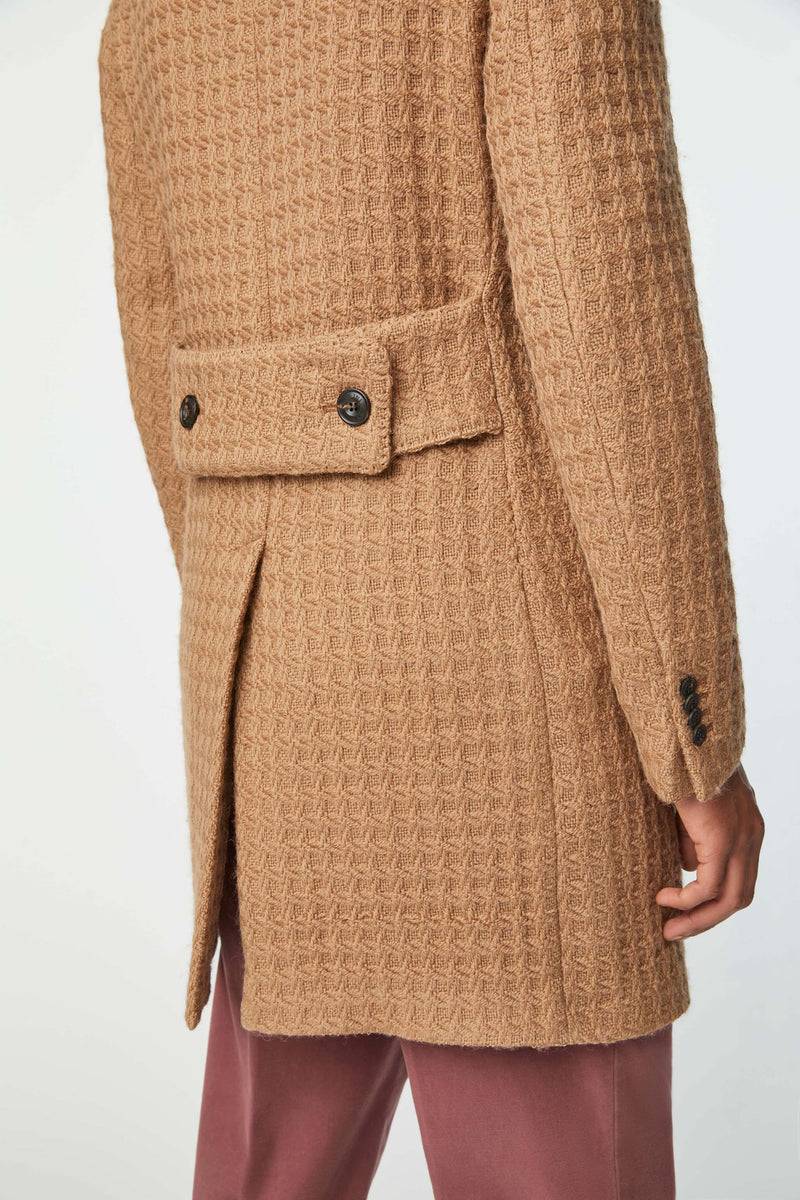 Lubiam Cappotto doppiopetto non trattato nocciola Cappotto doppiopetto non trattato nocciola Offerta temporanea