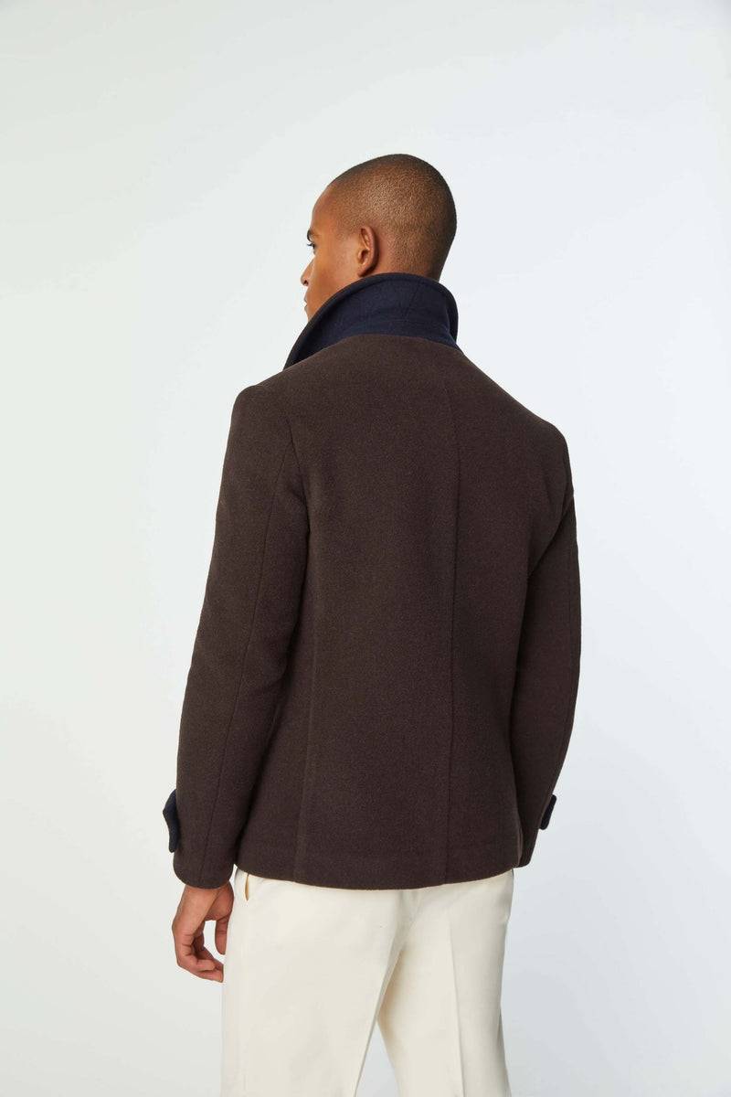 Lubiam Peacoat non trattato testa di moro Peacoat non trattato testa di moro Bestseller