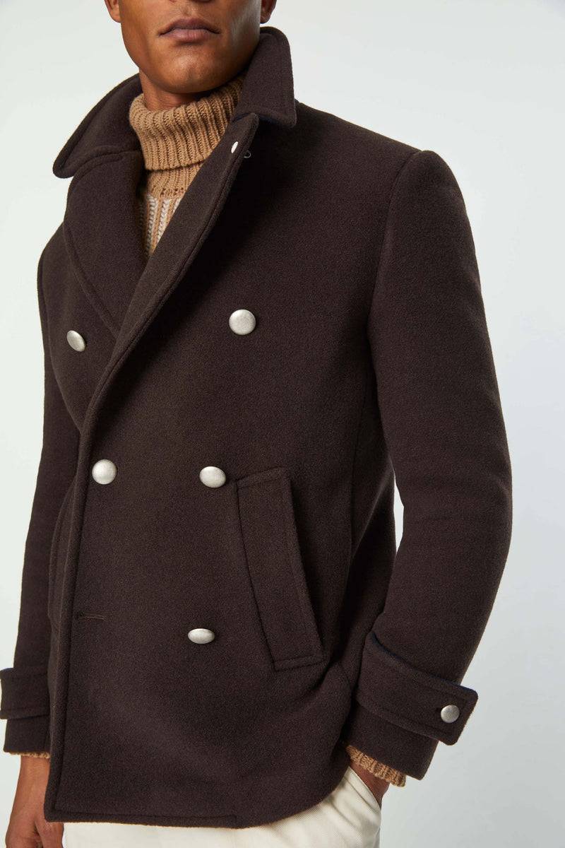 Lubiam Peacoat non trattato testa di moro Peacoat non trattato testa di moro Bestseller