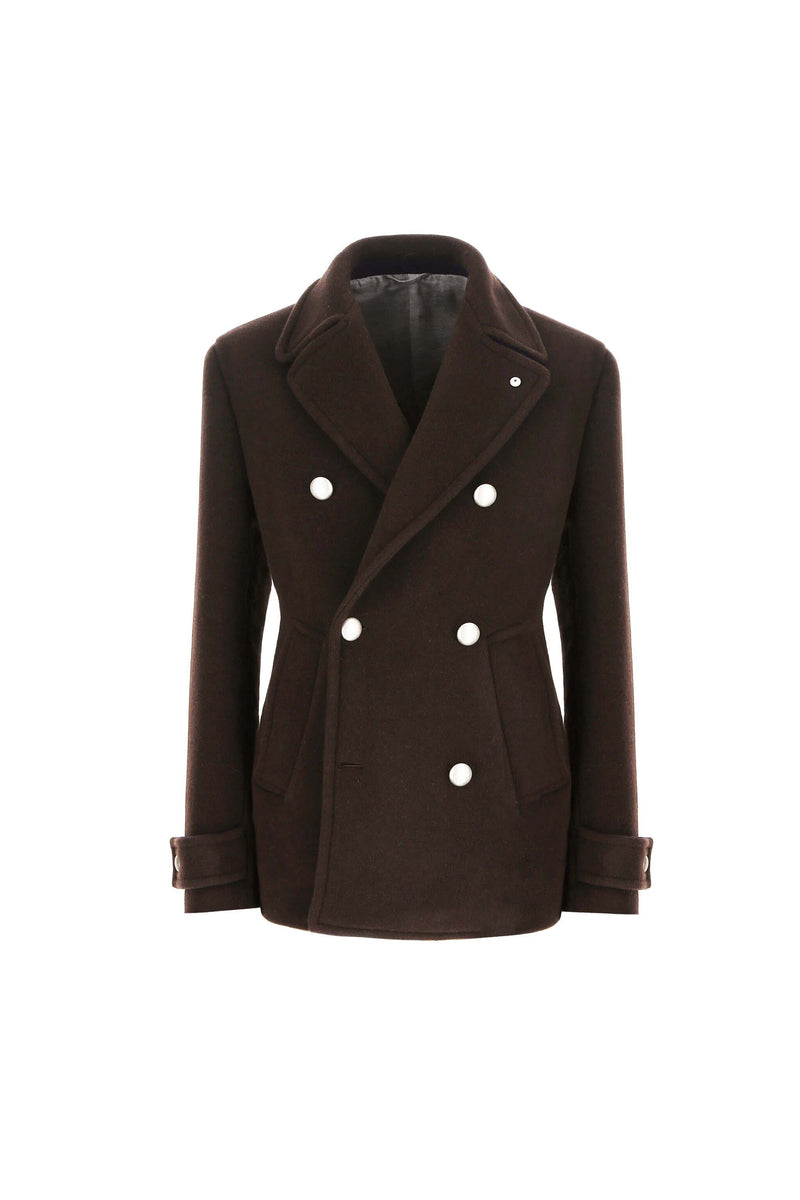 Lubiam Peacoat non trattato testa di moro Peacoat non trattato testa di moro Bestseller