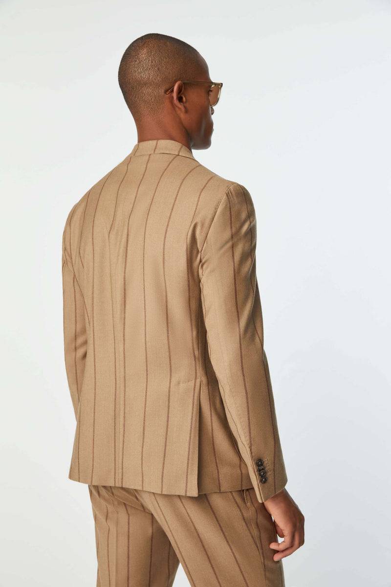 Lubiam Abito TOM non trattato gessato beige Abito TOM non trattato gessato beige Liquidazione