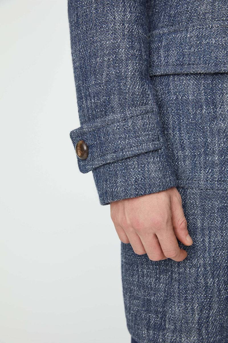 Lubiam Cappotto doppiopetto Sartorial Indigo Cappotto doppiopetto Sartorial Indigo Offerte giornaliere