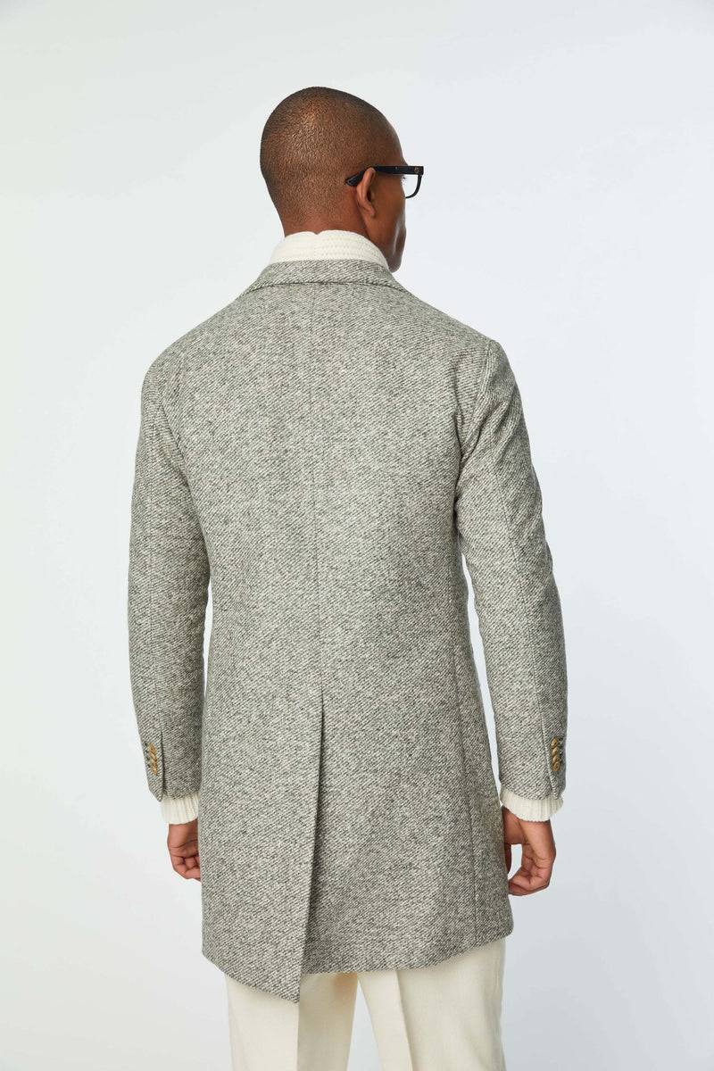 Lubiam Cappotto London in jersey verde pastello Cappotto London in jersey verde pastello Fino al 50% di sconto