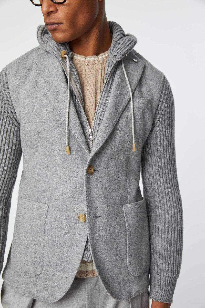 Lubiam Giacca IVAN in jersey grigio Giacca IVAN in jersey grigio 50% di sconto con spedizione gratuita