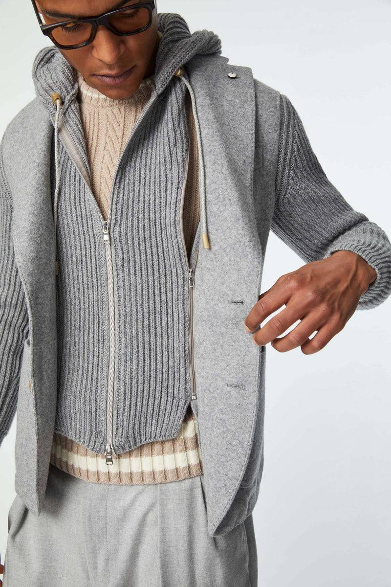 Lubiam Giacca IVAN in jersey grigio Giacca IVAN in jersey grigio 50% di sconto con spedizione gratuita