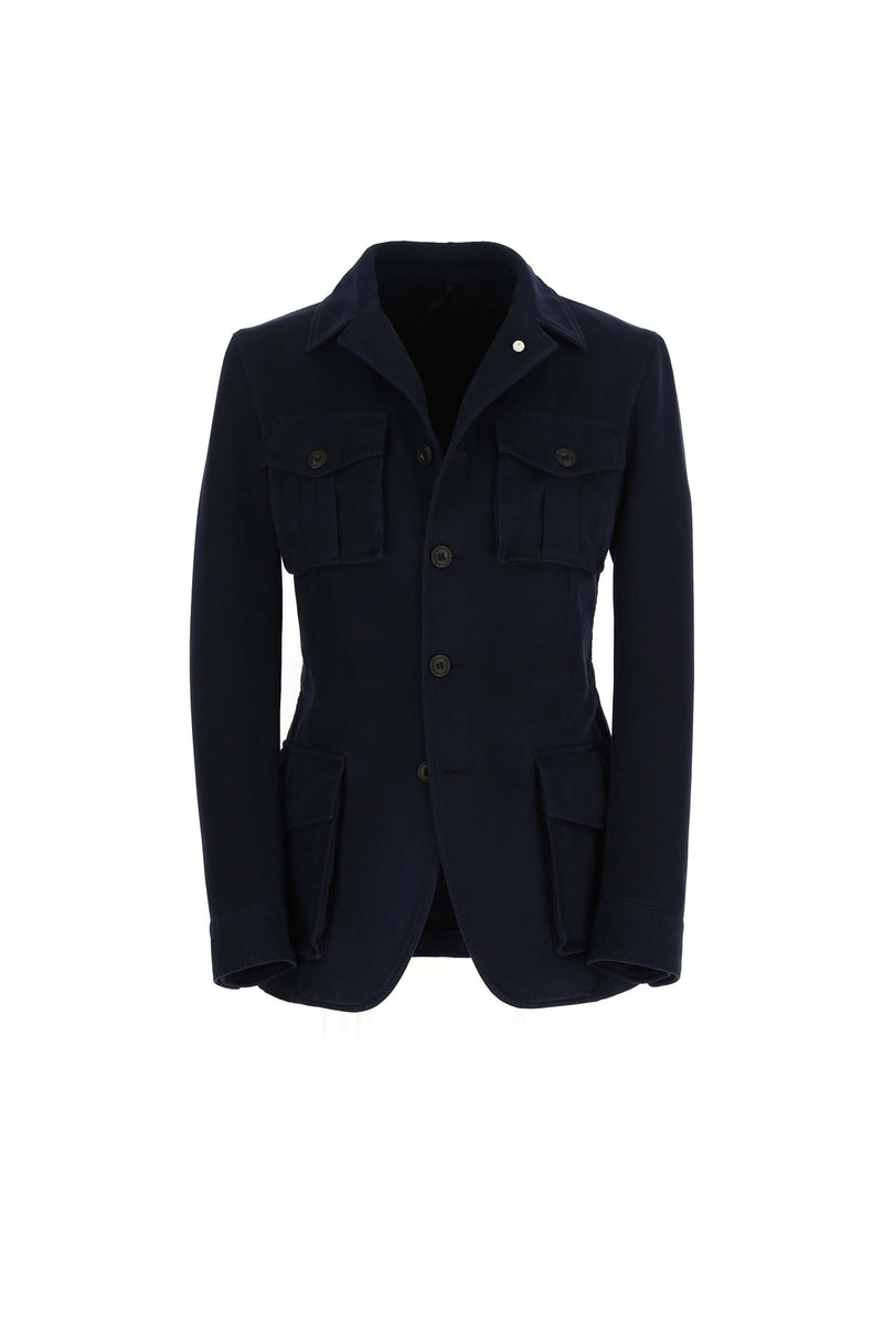Lubiam Giacca SAHARA tinto capo blu notte Giacca SAHARA tinto capo blu notte 50% di sconto per tempo limitato