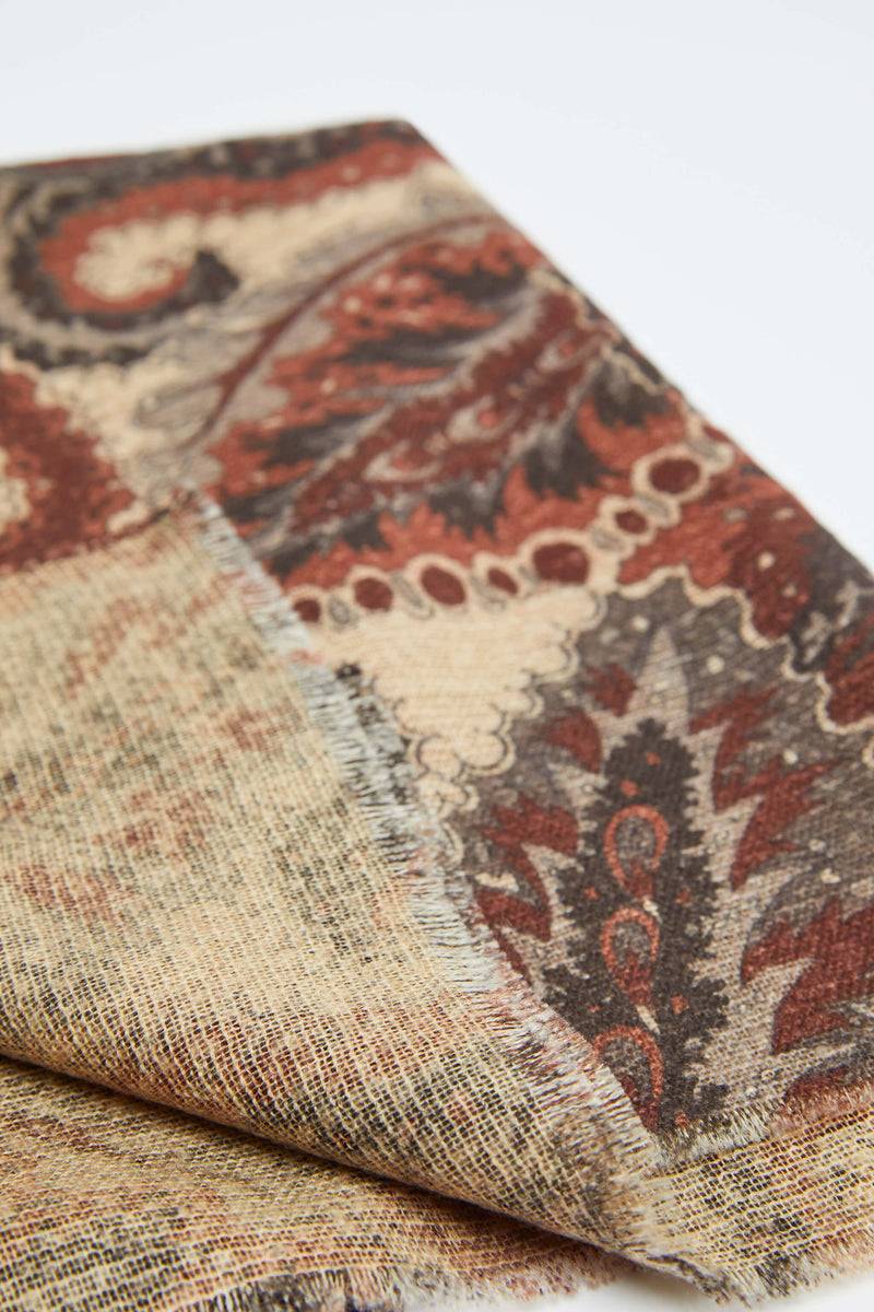 Lubiam Sciarpa in lana stampa floreale Sciarpa in lana stampa floreale Shopping Online